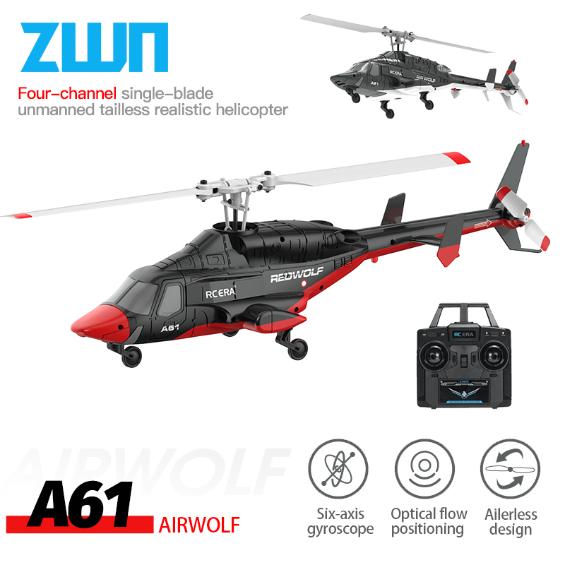 Rc Helicopter Gyro - A61 RC Elicottero 2.4G 6-Aixs Giroscopio