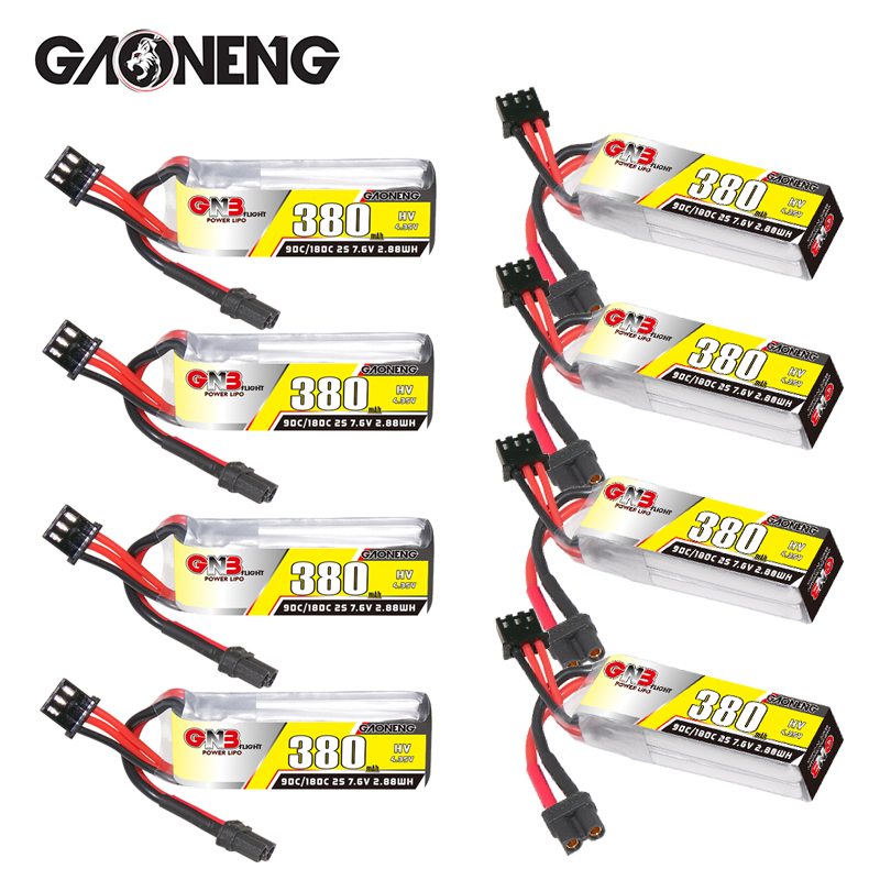 Rc Helicopter Parts - Batteria Lipo GNB 2S 7.6V 380mAh