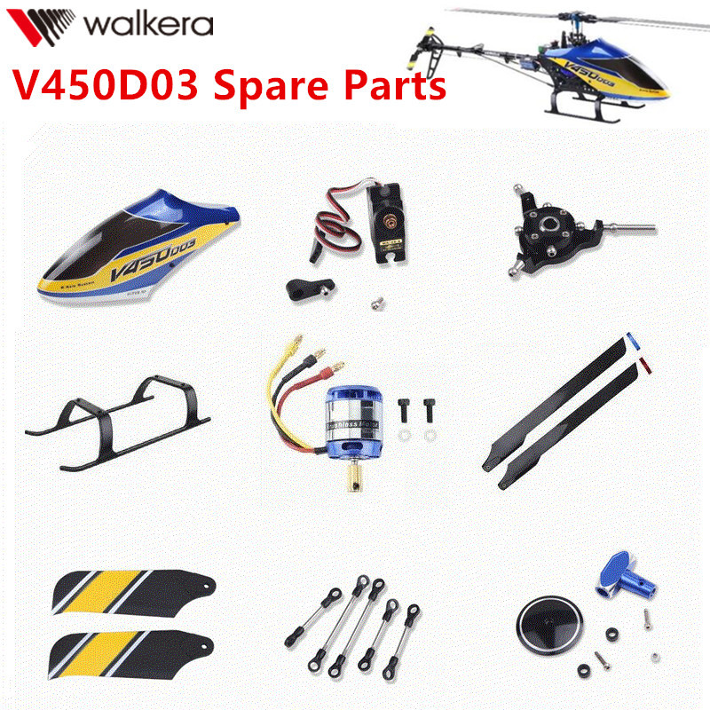 Rc Helicopter Coaxial - Walkera V450D03 RC elicottero pezzi di