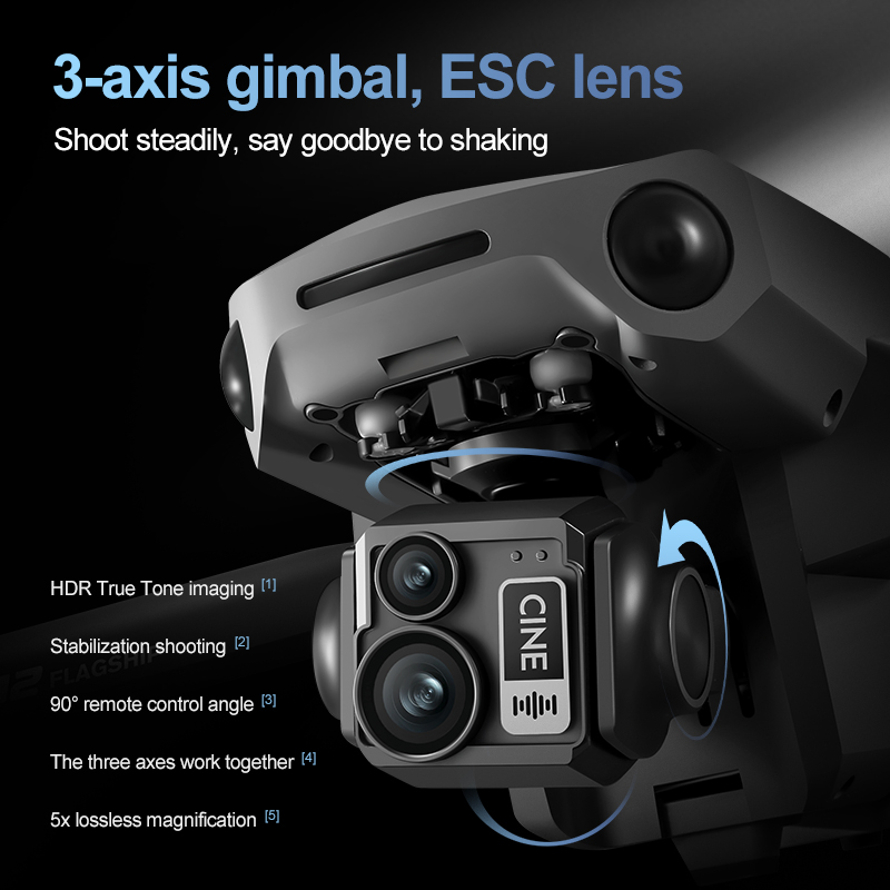 Drone RC con Gimbal a 3 Assi 8 - Rc Helicopter Case recensione e prezzo