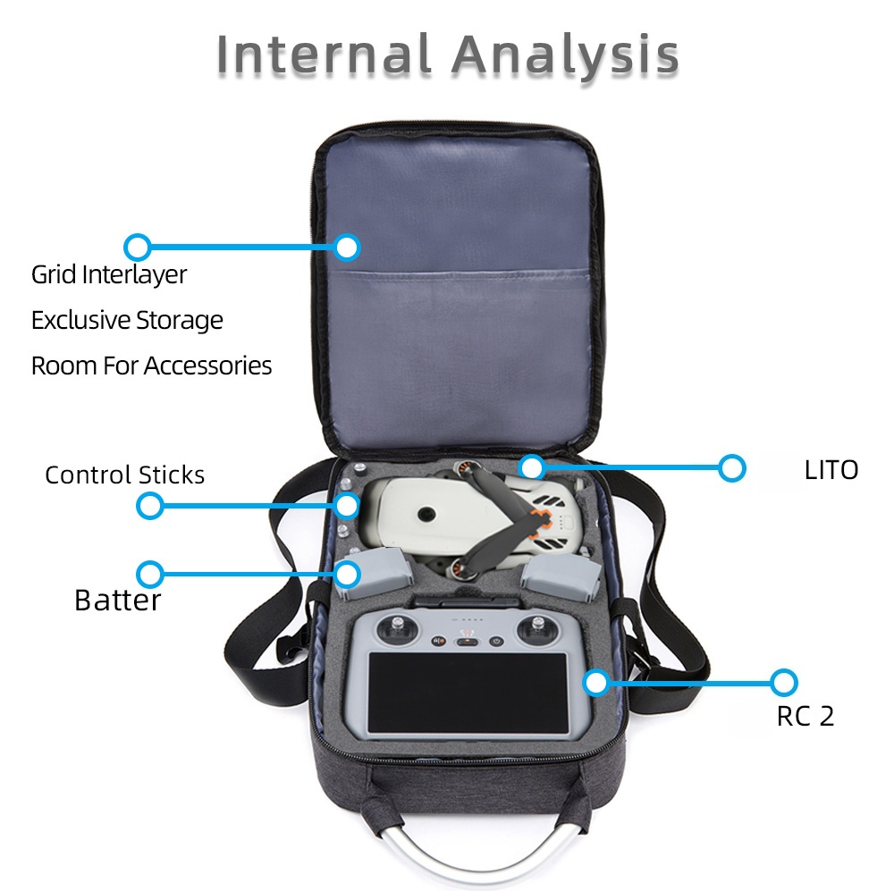 Borsa protettiva per DJI Lito  - Rc Helicopter Bag recensione e prezzo